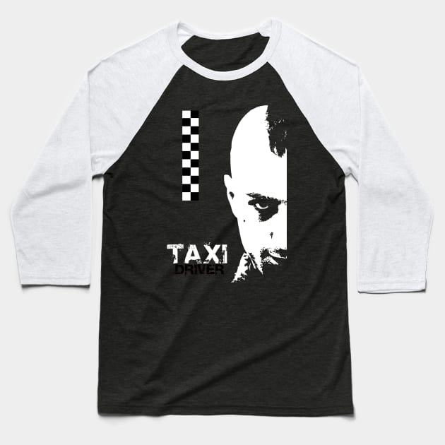 Taxi Driver Baseball T-Shirt by Scar